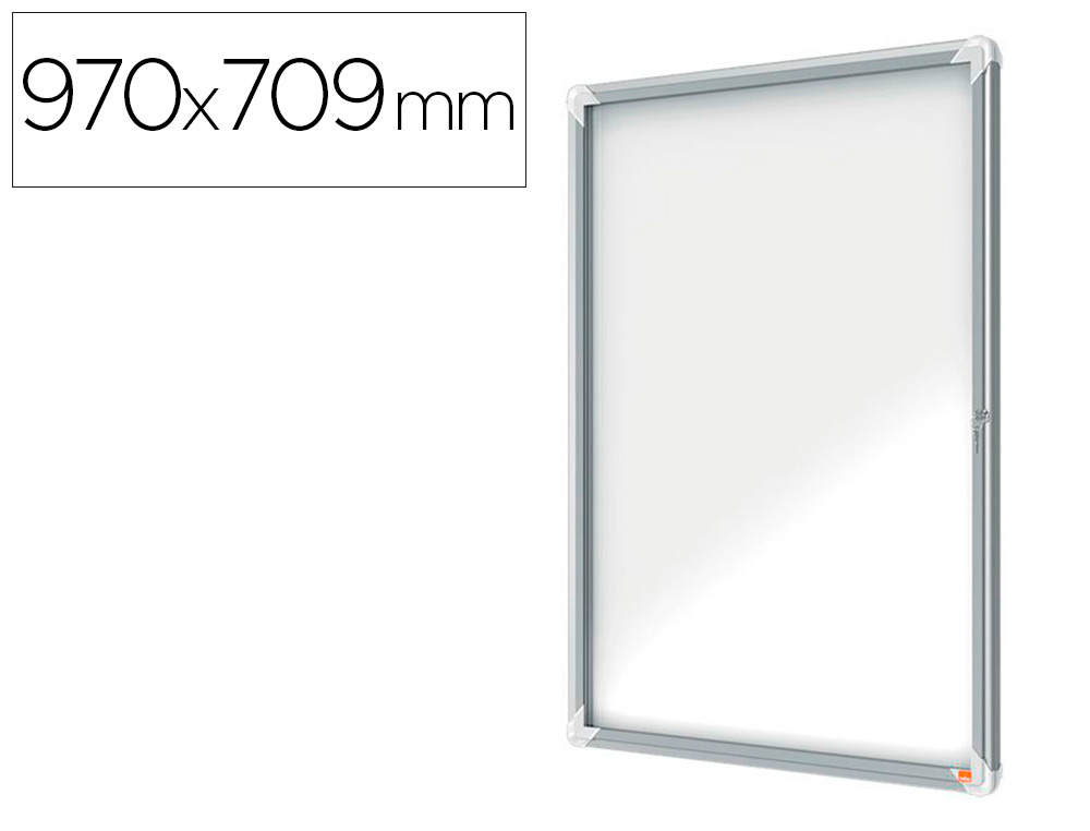 Marco porta anuncios q-connect din a3 marco de aluminio 32,7x45x1,2 cm
